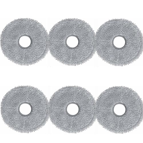 Wischmopp-Pad Ersatz für Dreame L40 Ultra, L20 Ultra, L10s Ultra Gen2, X40 Ultra, L10s Ultra, X30 Ultra, L10s Pro Ultra Heat, L10 Ultra Saugroboter, L40 Ultra Zubehör, 6 Stück von Frexusuent