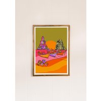 Kunstdruck Von Thailand | Wandkunst Kunst Druck Phi Island Print Geschenk von FreyaNiamhDesignShop