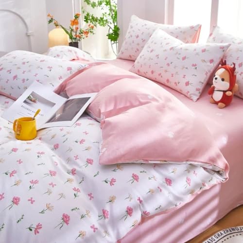 Freyamy Blumen Bettwäsche 220x240cm 3teilig Weiß Rosa Bunt Floral Mädchen Bettwaren-Sets Microfaser Blumenmuster Kinder Bettbezug mit Reißverschluss und 2 Kissenbezug 80x80cm Freyamy Blumen Bettwäsche 220x240cm 3teilig Weiß Rosa Bunt Floral Mädchen Bettwaren-Sets Microfaser Blumenmuster Kinder Bettbezug mit Reißverschluss und 2 Kissenbezug 80x80cm von Freyamy