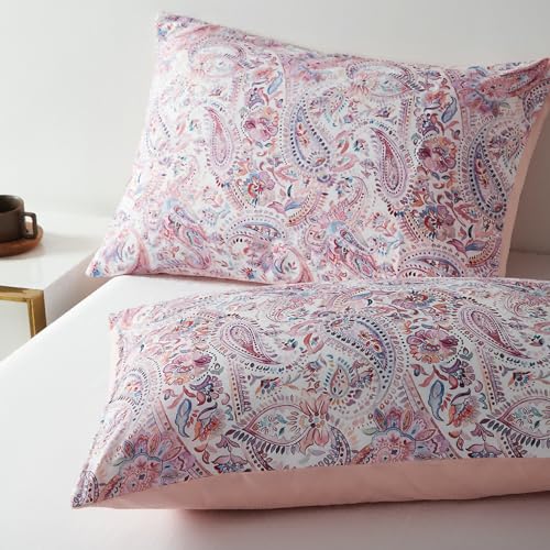 Freyamy Bohemian Kissenbezug 40 x 80cm 2er Set Boho Style Rosa Pink Türkis Bunt 100% Mikrofaser Kissenbezüge Kopfkissenbezug 40x80cm 2 Stück Freyamy Bohemian Kissenbezug 40 x 80cm 2er Set Boho Style Rosa Pink Türkis Bunt 100% Mikrofaser Kissenbezüge Kopfkissenbezug 40x80cm 2 Stück von Freyamy