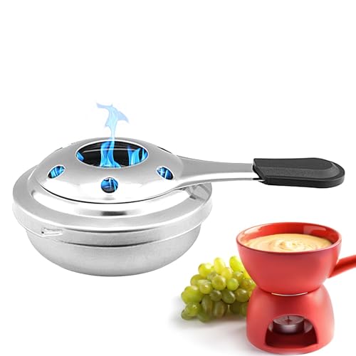 Alkoholherd - Fondue -Brenner, 155 -mm -Alkoholbrenner - tragbarer Edelstahl mit verstellbarer, nicht geschichteter Herd ohne Spritzer, Kochbuffet Picknick Innenausstattung von Frfik