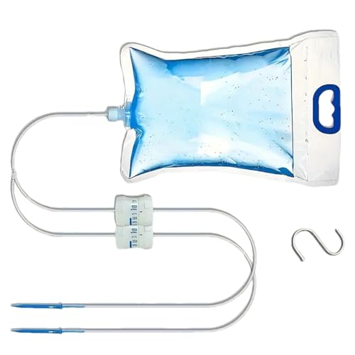 Baumwässerungsbeutel - 5,2 l Automatisches Pflanzen Tropfbewässerungssystem mit einstellbarem Fluss - transparentes PET -Nylon -Wasserbeutel 40 cm mit 120 cm und Haken für Innenpflanzen im Innenbereic von Frfik