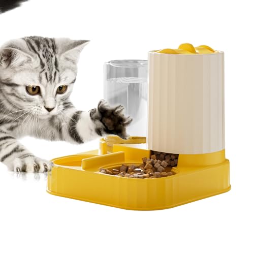 Frfik Automatischer Katzenfutterautomat - Futterspender Groß Für Haustiere | Automatischer Futterautomat Für Katzen Trockenfutter Wasserspender,Für Kleine Und Mittelgroße Hunde Katzen Haus Wohnung Frfik Automatischer Katzenfutterautomat - Futterspender Groß Für Haustiere | Automatischer Futterautomat Für Katzen Trockenfutter Wasserspender,Für Kleine Und Mittelgroße Hunde Katzen Haus Wohnung von Frfik