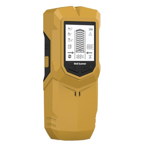 Frfik Balkendetektor für Wände | Metallsägendetektor | Werkzeug mit LCD-Display Alarm Tiefenerkennung für Renovierung von Elektrizität Parkett Tischlerei, für Holzbau Frfik Balkendetektor für Wände | Metallsägendetektor | Werkzeug mit LCD-Display Alarm Tiefenerkennung für Renovierung von Elektrizität Parkett Tischlerei, für Holzbau von Frfik