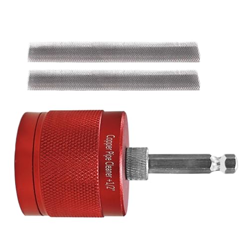 Frfik Bohrer Kupferrohr Reiniger | Robuste Rohr Reinigungsbürste | 1/2", 3/4", 1" Multifunktionaler Kupferrohrreiniger Für Basteln, Sanitär, Industrie, Elektriker, Haushalt, Werkstatt Frfik Bohrer Kupferrohr Reiniger | Robuste Rohr Reinigungsbürste | 1/2", 3/4", 1" Multifunktionaler Kupferrohrreiniger Für Basteln, Sanitär, Industrie, Elektriker, Haushalt, Werkstatt von Frfik