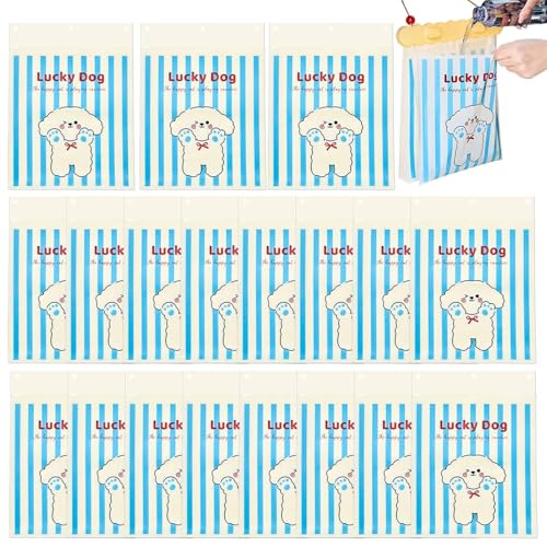 Frfik Car Trash Bag, 20 Stück Hunde Design Müllbeutel Für Rücksitz, Auslaufsicher Abfallbeutel Für SUV Sitz Innenbereich Camping Reise Outdoor Frfik Car Trash Bag, 20 Stück Hunde Design Müllbeutel Für Rücksitz, Auslaufsicher Abfallbeutel Für SUV Sitz Innenbereich Camping Reise Outdoor von Frfik