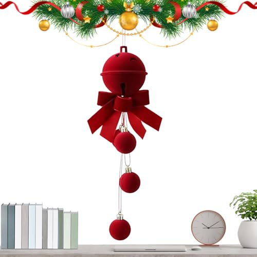 Frfik Christmastree Deko - Weihnachtskugeln Rot Geflockt - Geflockte Rote Weihnachtsdekoration Aufhängbar Für Fenster Geschäft Fest Feiertags Party Frfik Christmastree Deko - Weihnachtskugeln Rot Geflockt - Geflockte Rote Weihnachtsdekoration Aufhängbar Für Fenster Geschäft Fest Feiertags Party von Frfik