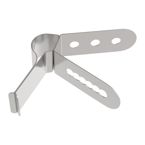 Frfik Grillthermometer Halterung | 3-fach Fleisch Grill Thermometer Clips - Edelstahl Klemmen Für BBQ Smoker Grill Räucherofen Barbecue Camping Outdoor von Frfik