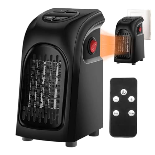 Frfik Heizlüfter – Heizlüfter – tragbarer Heizlüfter 400 W für Büro Wohnzimmer Wohnung Werkstatt Unterboden von Frfik