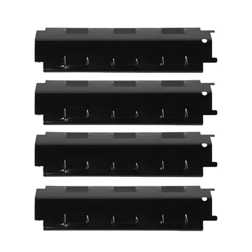 Frfik Hitzeplatten für Grill, Flammenschutz aus Edelstahl für Grill | Flammenabweiser 4-teilig für Camping, Küche, Garten, Outdoor, Picknick Frfik Hitzeplatten für Grill, Flammenschutz aus Edelstahl für Grill | Flammenabweiser 4-teilig für Camping, Küche, Garten, Outdoor, Picknick von Frfik