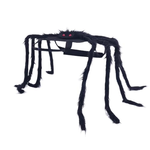 Frfik Hundekostüm Halloween | Halloween Spinnen Outfit Für Kleine Hunde | Accessoires Für Haustierfeste Umzug Feier Karnival Fest von Frfik