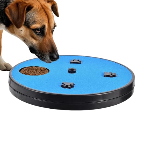 Frfik Kratzbrett Für Hunde | Mit Futterbox Spielzeug Pad | Drehbares Hundekrallen Brett - Für Möbel Couch Boden Auto Training Futtersuche Schnüffeln von Frfik