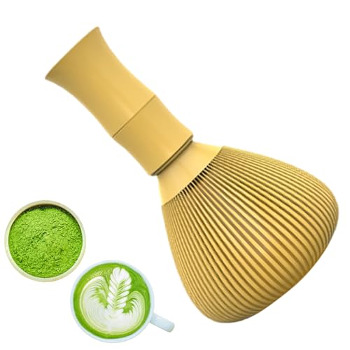 Frfik Matcha Schneebesen | Handbetriebener Matcha Pinsel Schneebesen - Wiederverwendbarer Teebesen für Küche, Teezeremonie, Reisen, Camping und Anfänger Frfik Matcha Schneebesen | Handbetriebener Matcha Pinsel Schneebesen - Wiederverwendbarer Teebesen für Küche, Teezeremonie, Reisen, Camping und Anfänger von Frfik