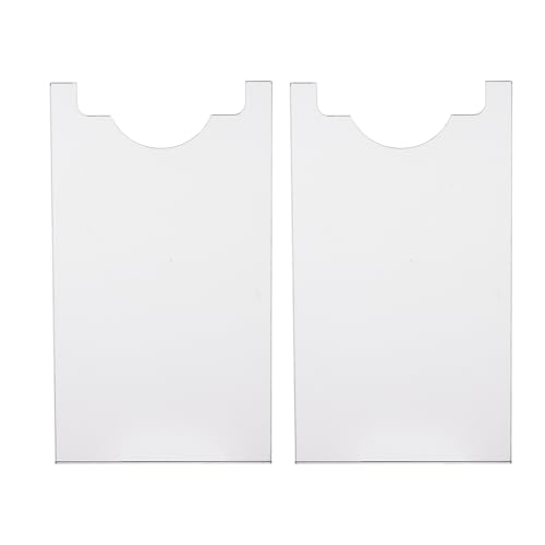 Frfik Möbelstopper | 2-tlg. transparente Kopfschutzpolster für Wände - Rutschfester Möbelschutz Wandabstandhalter Für Verbesserte Luftzirkulation Und Sicherheitsschutz Für Wohnung Haushalt Wohnheim von Frfik