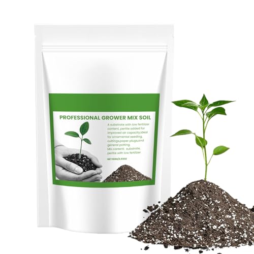 Frfik Pflanzenerde Für Zimmerpflanzen | Blumenerde Für Zimmerpflanzen - Langzeitdünger Mit Feuchtigkeitsregulierung Und Nährstoffen Für Hochbeete Terrarien von Frfik
