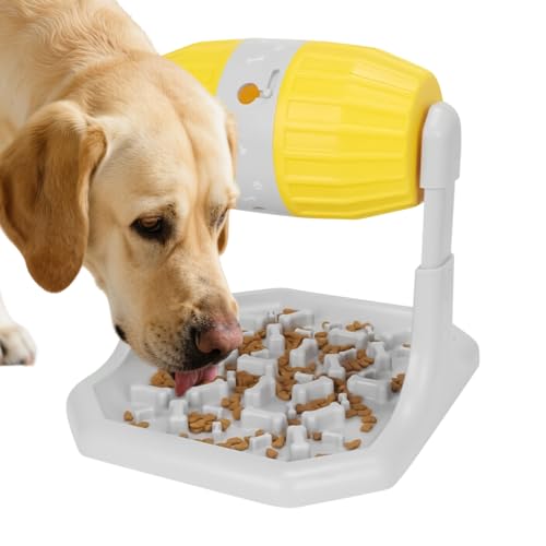 Frfik Slow Feed Hund Napf - Slow Feeding Hundenapf Puzzle Napf - Interaktiver Futtertrog Spielzeug Für Kätzchen Welpen Drinnen Draußen Unterwegs von Frfik
