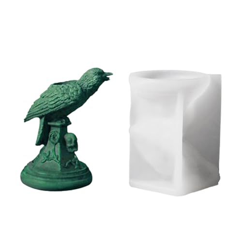 Frfik Vogel Silikonform | Halloween Vogel Skulptur Silikonform | Multifunktionelle Seifenform Geschenkidee Für Erwachsene Frfik Vogel Silikonform | Halloween Vogel Skulptur Silikonform | Multifunktionelle Seifenform Geschenkidee Für Erwachsene von Frfik