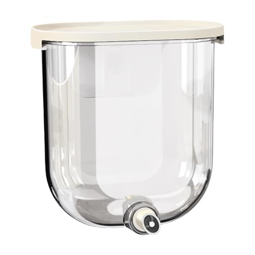 Frfik Vogeltränke für Käfig, Wasserschale, Vogelfutterspender, tropfsicher, montiert, 330 ml, für Käfig für Kolibris , Wellensittiche, Finken und Kanarienvögel von Frfik