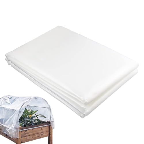 Gewächshausabdeckung - Gewächshausabdeckung Ersatz | Green House Walk in Plastikanlage | 10 x 35 ft klare Sichtbarkeitskanzlei, Gewächshausabdeckung für Gartenrahmen, Zuteilungsbett von Frfik