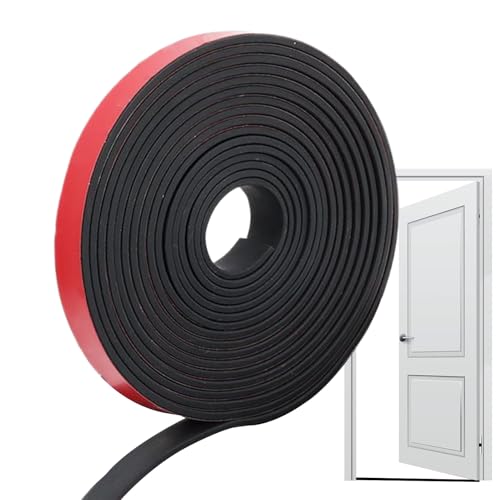 Gummistreifen selbstklebend - Neopren Gummimatte, Bodenbeläge Schutz - Isolierend & abdichtend Klebeband aus Gummi | rutschfest & stoßfest | Gummiplatten, frostbeständig, ideal Auto, Fenster, Boden von Frfik