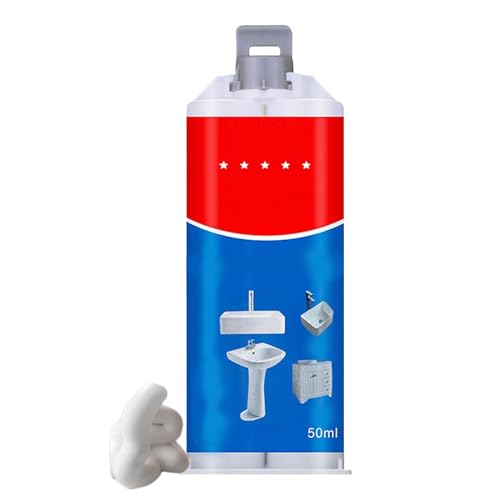 Keramikfliesen -Reparatur -Kit - Fliesen- Und Duschreparatur -Kit | Rissreparaturpaste | Glasfaser, Emaille, Keramik- Und Fixchips, Risse, Kratzer, Löcher Auf Der Wanne, Fliesen, Waschbecken, Duschsch von Frfik