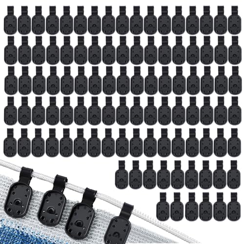 Schatten -Stoffclips - Windproof Garten Schatten Net Clip | Wiederverwendbarer Schließgriff | ABS 0,98 Zoll rostfestes Material, starke Bisskraft, Gartennetzwerkzeug, Werkzeug, von Frfik