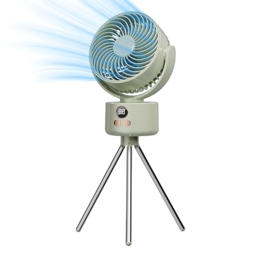 Stativ elektrische Lüfter, Stativ-Elektroventilator mit Stativständer, tragbarer Kühlgebläse mit niedrigem Dezibel faltbare energieeffizient für tragbare Reisen im Freien und Stativ des Schreibtischs Stativ elektrische Lüfter, Stativ-Elektroventilator mit Stativständer, tragbarer Kühlgebläse mit niedrigem Dezibel faltbare energieeffizient für tragbare Reisen im Freien und Stativ des Schreibtischs von Frfik