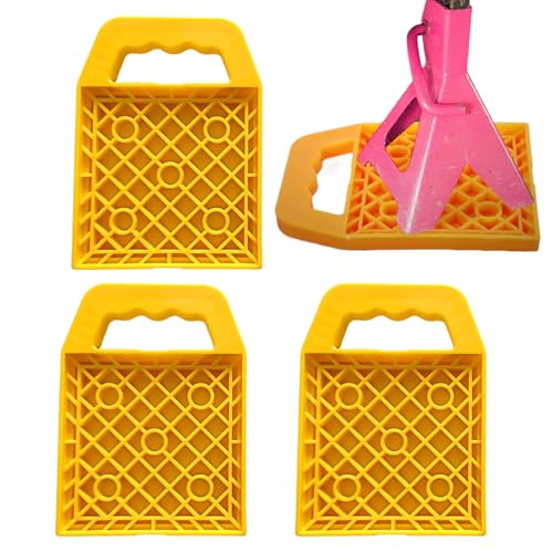 Stützplatten für Wohnwagen - Nivellierpads für Wohnmobile, 23cm RV Jack Pads - rutschfeste PVC-Ablagen für stabile Ausrichtung, ideal für Camping, Roadtrips & sicheres Parken auf unebenem Gelände Stützplatten für Wohnwagen - Nivellierpads für Wohnmobile, 23cm RV Jack Pads - rutschfeste PVC-Ablagen für stabile Ausrichtung, ideal für Camping, Roadtrips & sicheres Parken auf unebenem Gelände von Frfik