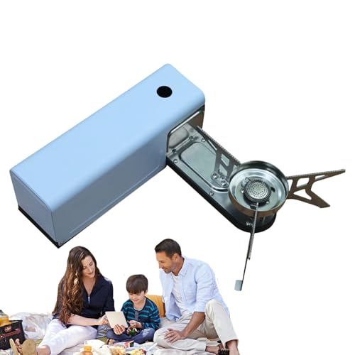 Tragbarer Gasherd | Faltbarer Kassettenherd | Windschutz Camping Camping | Außenbrenner 2800W Kompakt magnetische Aluminiumlegierung Legierung zum Wandern Picknick -Angelküche Reisen Küche Tragbarer Gasherd | Faltbarer Kassettenherd | Windschutz Camping Camping | Außenbrenner 2800W Kompakt magnetische Aluminiumlegierung Legierung zum Wandern Picknick -Angelküche Reisen Küche von Frfik