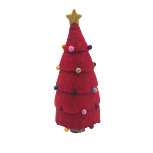 Frida Feeling - 2451 - Weihnachtsbaum, Filz, rot, mit Holzständer, 30cm, Handarbeit Frida Feeling - 2451 - Weihnachtsbaum, Filz, rot, mit Holzständer, 30cm, Handarbeit von Frida Feeling