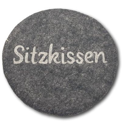 Frida Feeling Sitzkissen aus Filz rund Ø 35 cm "Sitzkissen" Frida Feeling Sitzkissen aus Filz rund Ø 35 cm "Sitzkissen" von Frida Feeling