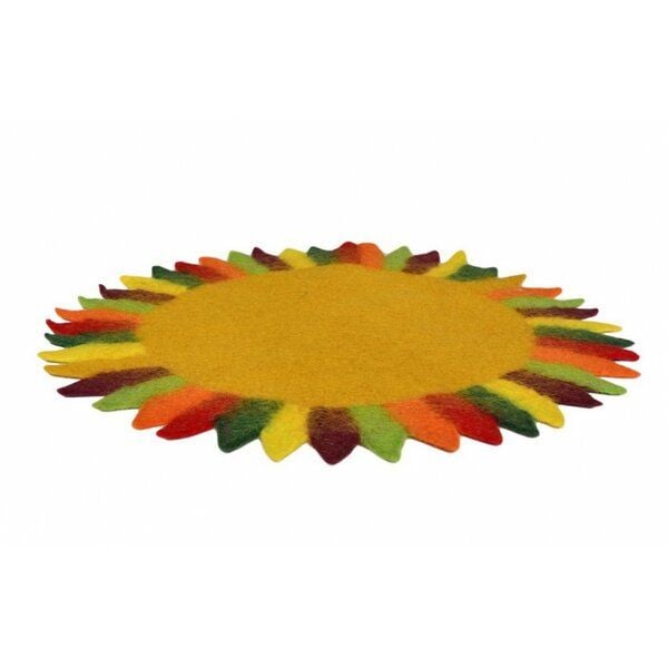 Frida Feeling Untersetzer / Tischsets "Sonne" aus Filz von Frida Feeling