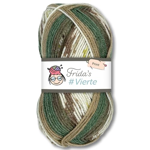 Frida's Wollhaus Frida's 100 g #Vierte Farbverlaufsgarn Wintergarn Effektgarn Wolle Garn Stricken Häkeln große Farbauswahl (159) von Frida's Wollhaus