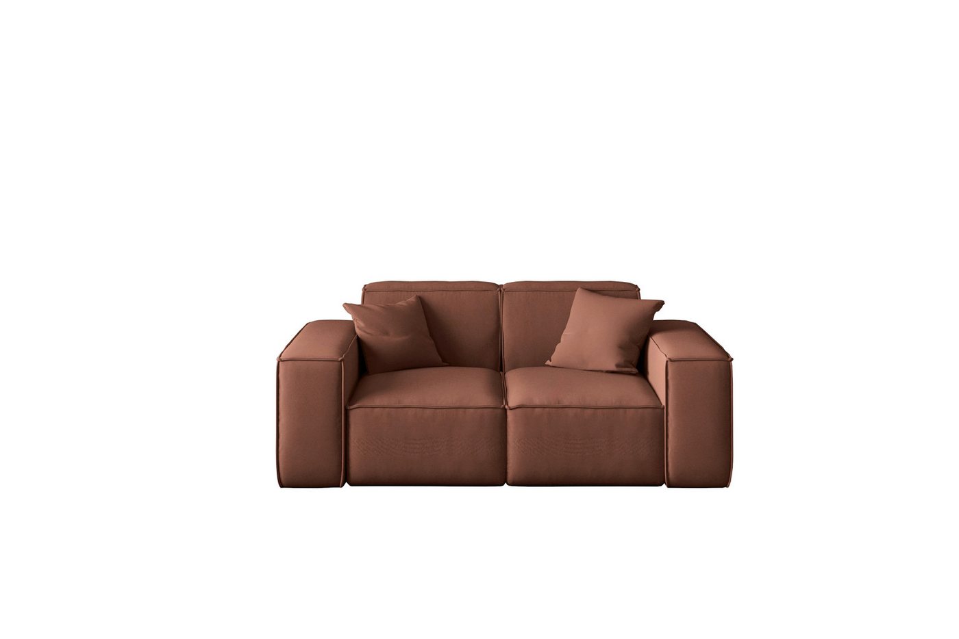 Friderik-EU 2-Sitzer LUGA 2-Sitzer Couch Wohnlandschaft gepolstertes + dekorative Kissen von Friderik-EU