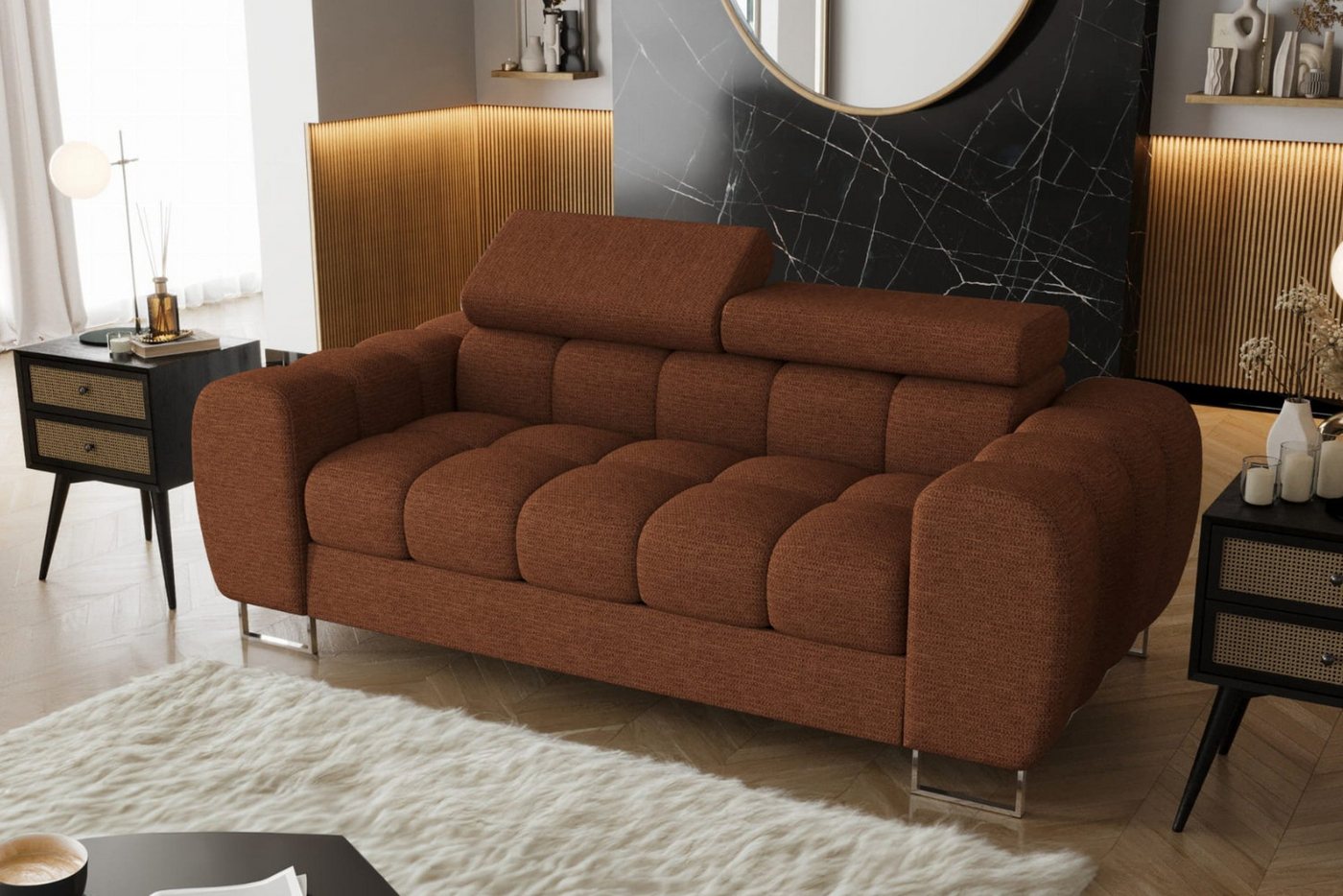 Friderik-EU 2-Sitzer Sofa ASPEN II 195 cm verstellbare Kopfstützen Friderik-EU 2-Sitzer Sofa ASPEN II 195 cm verstellbare Kopfstützen von Friderik-EU