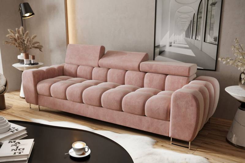Friderik-EU 3-Sitzer Sofa ASPEN III verstellbare Kopfstützen 265 cm von Friderik-EU