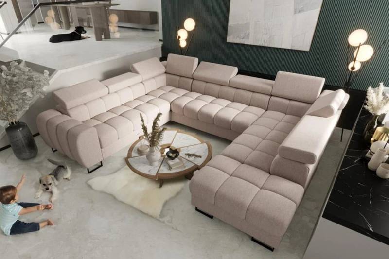 Friderik-EU Ecksofa ASPEN MAX I 265x350x225 cm U-form Schlaffunktion zwei Bettkasten Friderik-EU Ecksofa ASPEN MAX I 265x350x225 cm U-form Schlaffunktion zwei Bettkasten von Friderik-EU