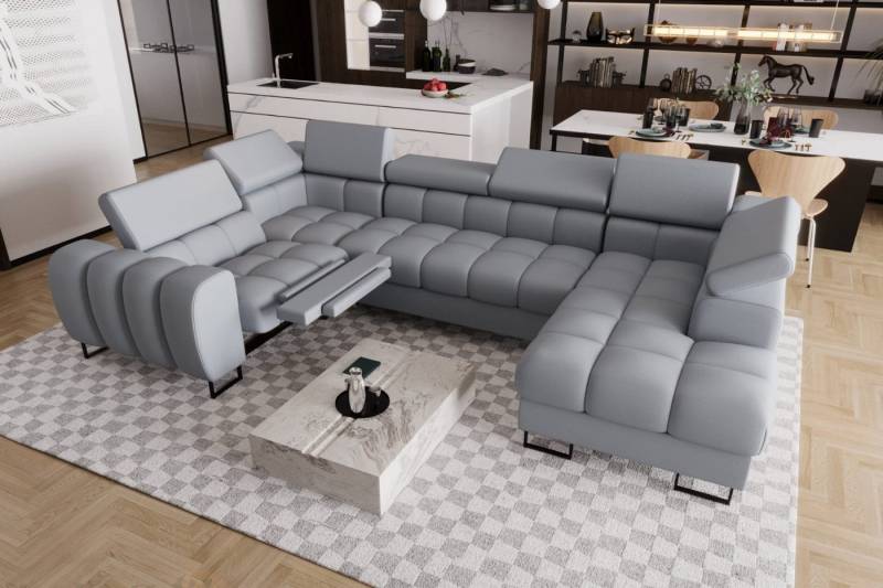 Friderik-EU Ecksofa ASPEN MAX II RELAX Ledersofa U-form Schlaffunktion Bettkasten Friderik-EU Ecksofa ASPEN MAX II RELAX Ledersofa U-form Schlaffunktion Bettkasten von Friderik-EU