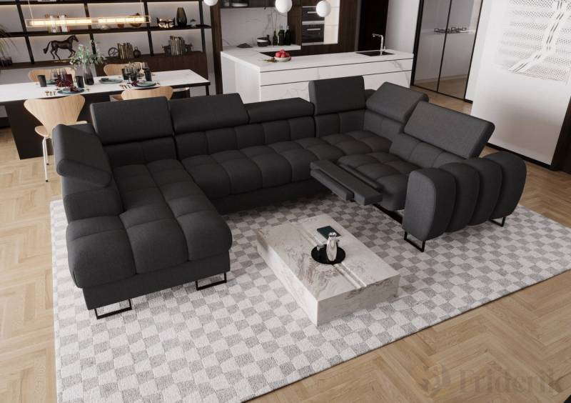 Friderik-EU Ecksofa ASPEN MAX II RELAX Schlaffunktion U-form 198x350x170 cm Bettkasten Friderik-EU Ecksofa ASPEN MAX II RELAX Schlaffunktion U-form 198x350x170 cm Bettkasten von Friderik-EU