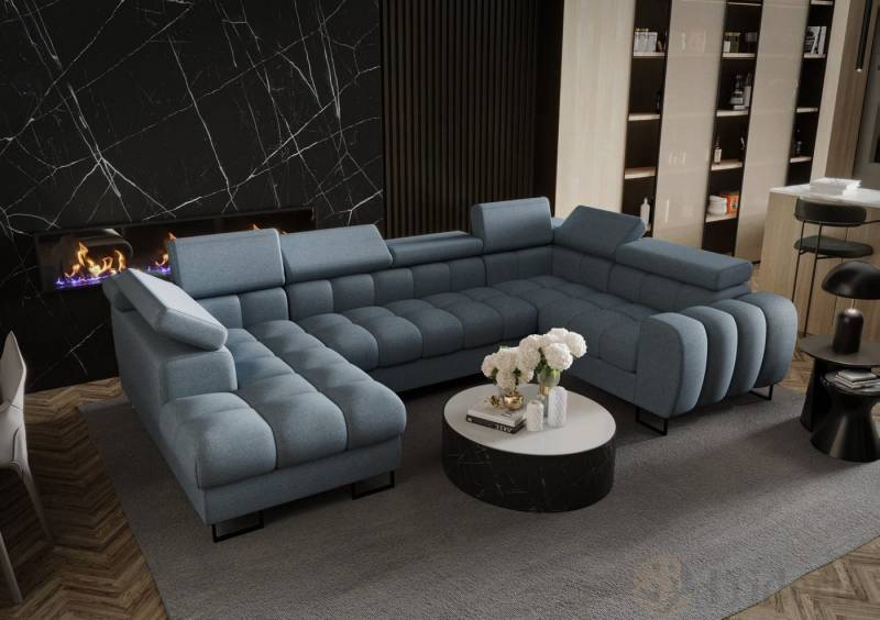 Friderik-EU Ecksofa ASPEN MAX II U-form Schlaffunktion 195x350x170 cm Bettkasten Friderik-EU Ecksofa ASPEN MAX II U-form Schlaffunktion 195x350x170 cm Bettkasten von Friderik-EU