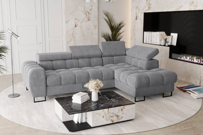 Friderik-EU Ecksofa Aspen Mini mit Schlaffunktion– 260x170 cm - Terra Stoff, - verstellbare Kopfstützen - Bettkasten - Liegefläche 117x190 cm Friderik-EU Ecksofa Aspen Mini mit Schlaffunktion– 260x170 cm - Terra Stoff, - verstellbare Kopfstützen - Bettkasten - Liegefläche 117x190 cm von Friderik-EU