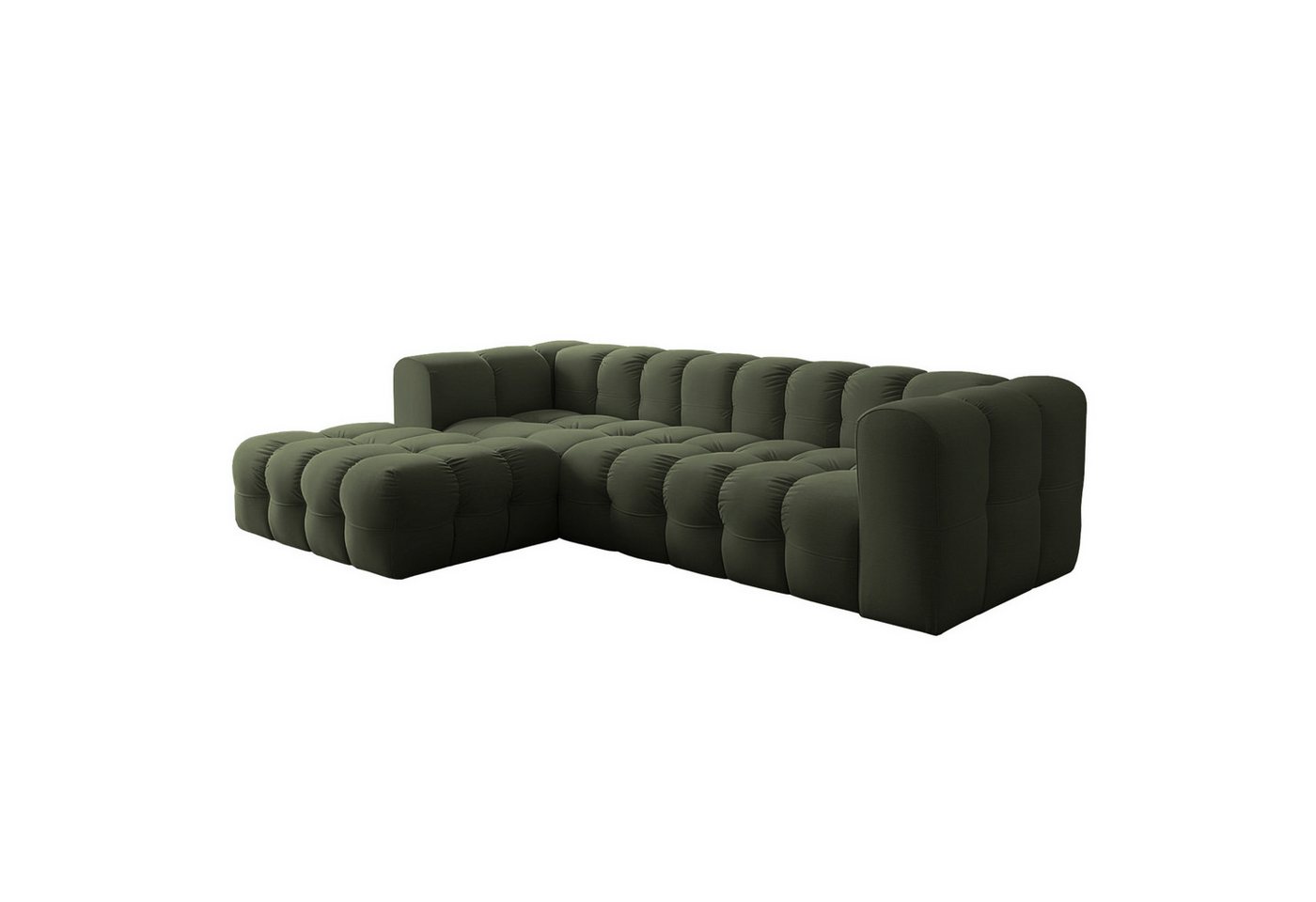 Friderik-EU Ecksofa Baloo L – modernes Design & Komfort mit HR-Schaumstoff-Polsterung, Stoff Tiffany von Friderik-EU