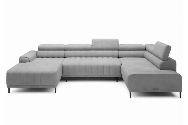 Friderik-EU Ecksofa CALDO XL U-formig Bettkasten 342 cm Schlaffunktion Relaxfunktion von Friderik-EU