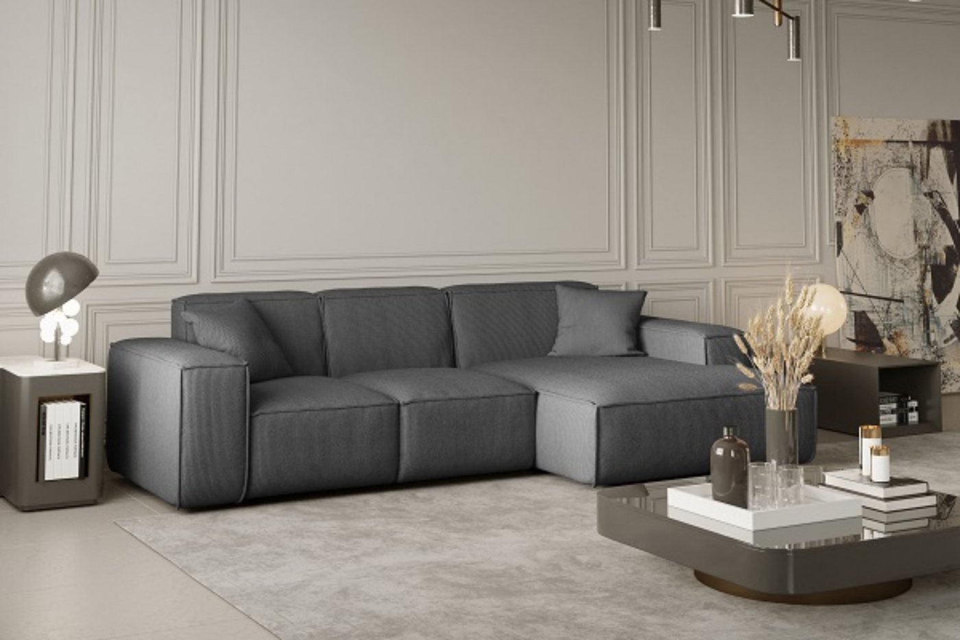 Friderik-EU Ecksofa Ecksofa LUGA L – Elegantes und funktionales Ecksofa mit SCALA-Stoff Friderik-EU Ecksofa Ecksofa LUGA L – Elegantes und funktionales Ecksofa mit SCALA-Stoff von Friderik-EU