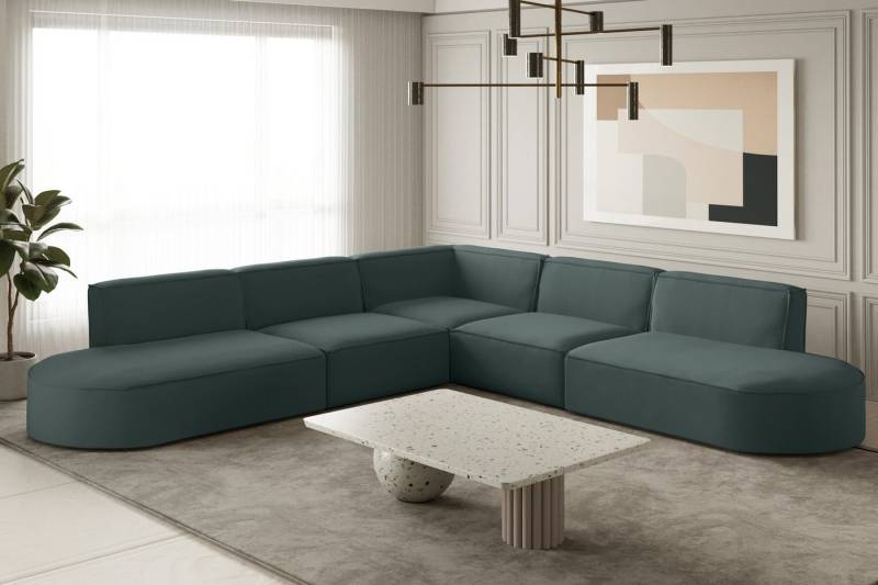 Friderik-EU Ecksofa Ecksofa PARMA CORNER Universal Velvet Opera Friderik-EU Ecksofa Ecksofa PARMA CORNER Universal Velvet Opera von Friderik-EU
