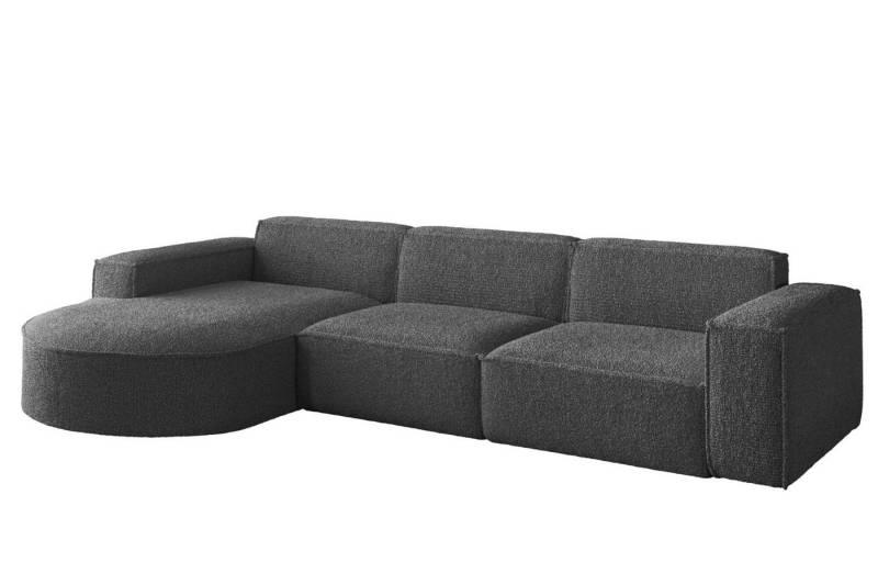 Friderik-EU Ecksofa Parma L mit Armlehne – großes Ecksofa, modernes Design, wählbare Seite von Friderik-EU