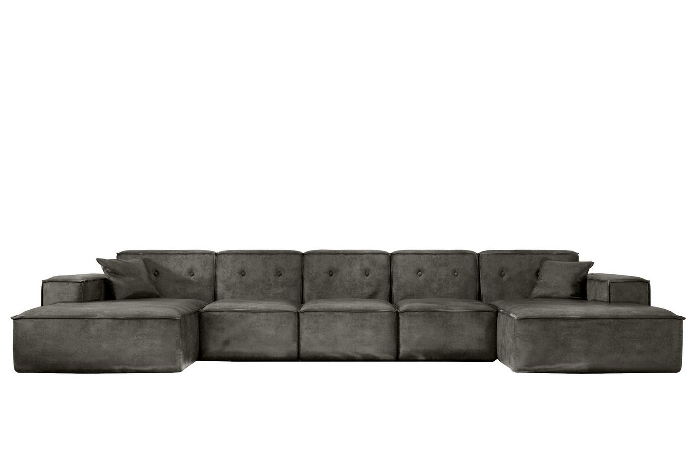 Friderik-EU Ecksofa LUGA U XL 462 cm – Großes U-Sofa mit Knopfsteppung, GOBI-Stoff Friderik-EU Ecksofa LUGA U XL 462 cm – Großes U-Sofa mit Knopfsteppung, GOBI-Stoff von Friderik-EU