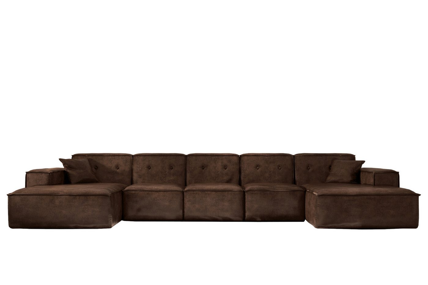 Friderik-EU Ecksofa LUGA U XL 462 cm – Großes U-Sofa mit Knopfsteppung, GOBI-Stoff Friderik-EU Ecksofa LUGA U XL 462 cm – Großes U-Sofa mit Knopfsteppung, GOBI-Stoff von Friderik-EU