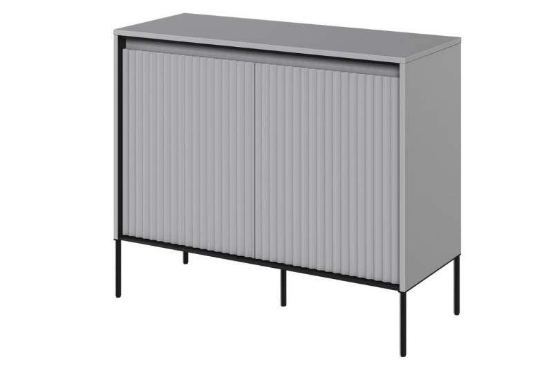 Friderik-EU Kommode Trend TR-02 Kommode zweitürig mit LED Beleuchtung, 98x83x40 cm von Friderik-EU