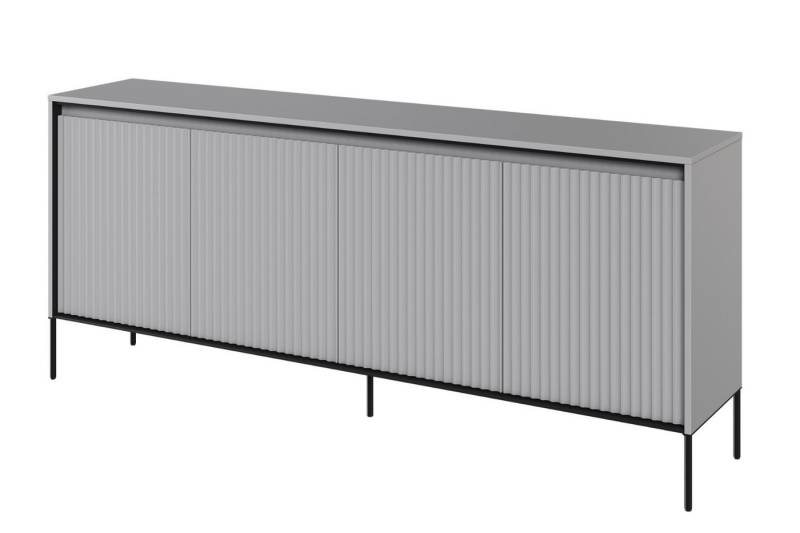 Friderik-EU Kommode Trend TR-04 Kommode viertürig mit LED Beleuchtung, 193x83x40 cm von Friderik-EU